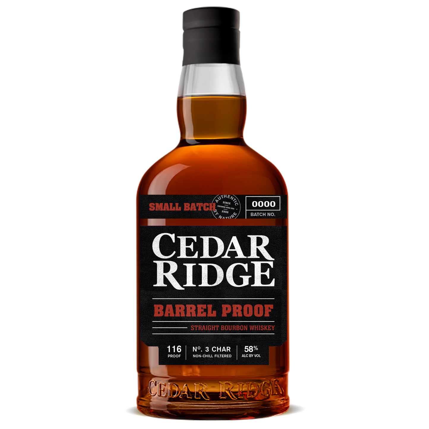 Cedar Ridge Barrel Proof Straight Bourbon