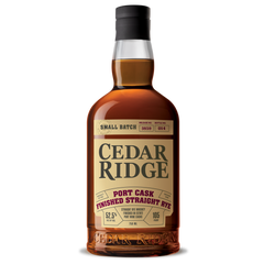 Cedar Ridge Port Cask Finished Straight Rye