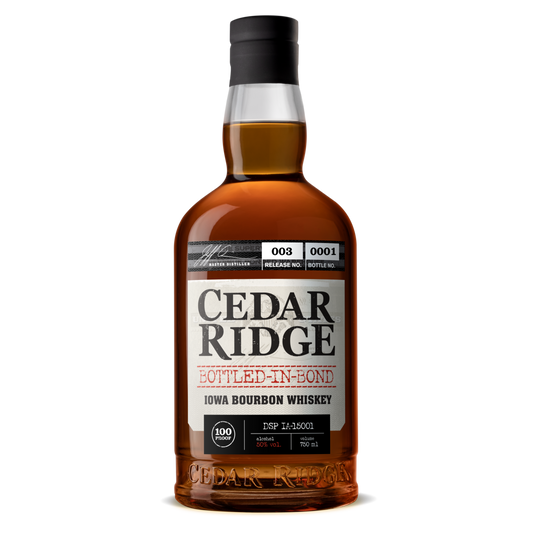Cedar Ridge Iowa Bourbon Whiskey Bottled-in-Bond