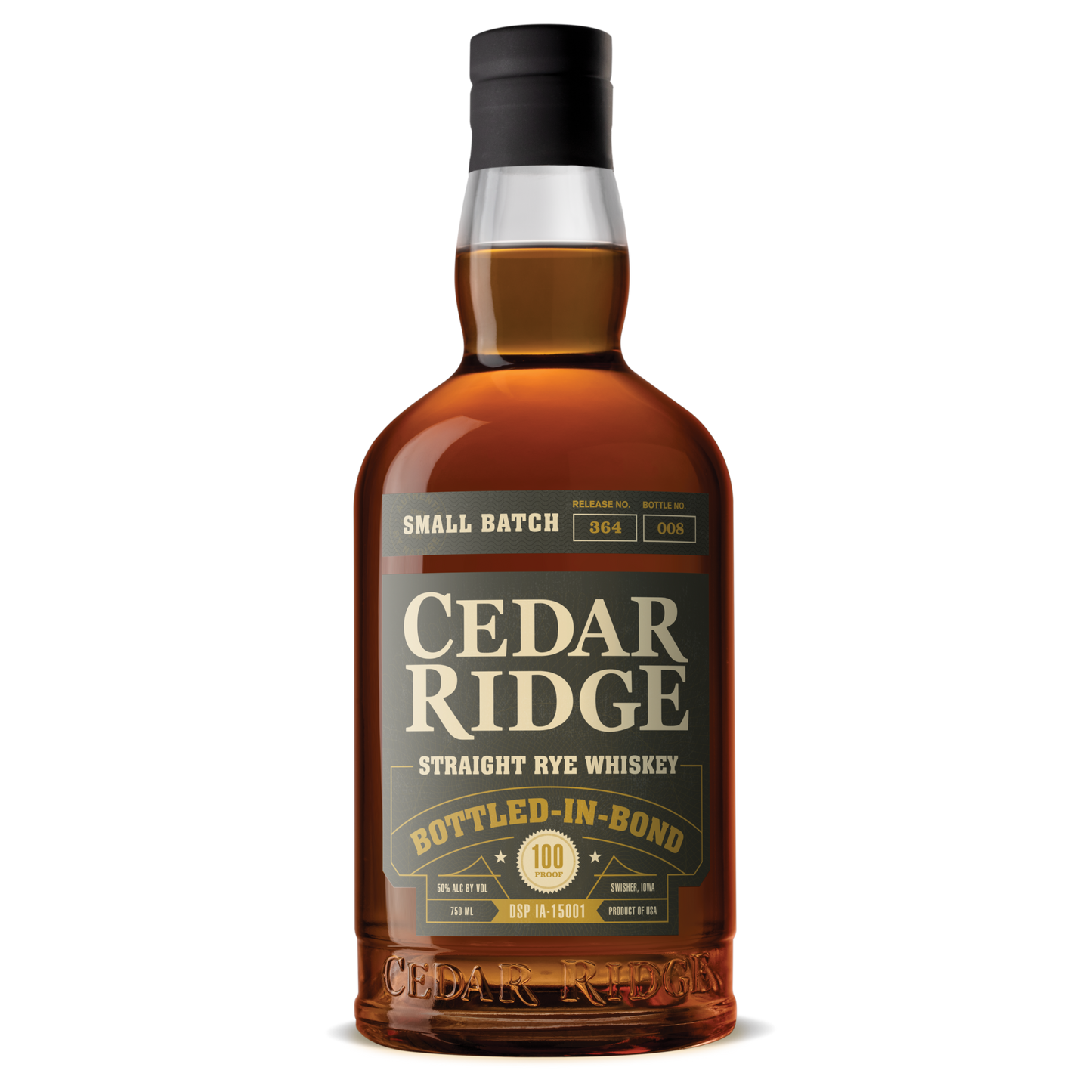 Cedar Ridge Straight Rye Whiskey Bottled-in-Bond