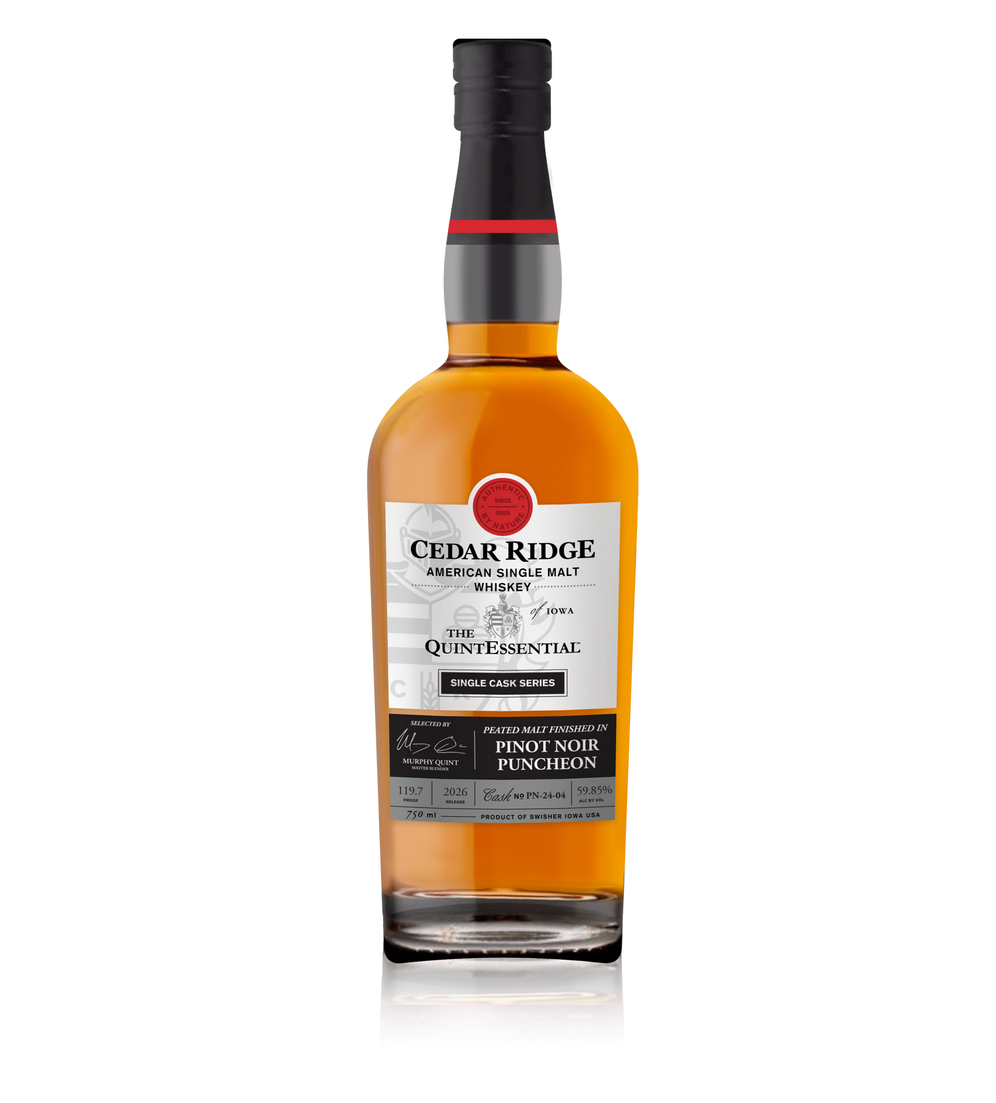 QuintEssential Single Cask Series - Peated Malt in Pinot Noir